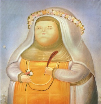 Fernando Botero œuvres - Sainte Rose de Lima Fernando Botero